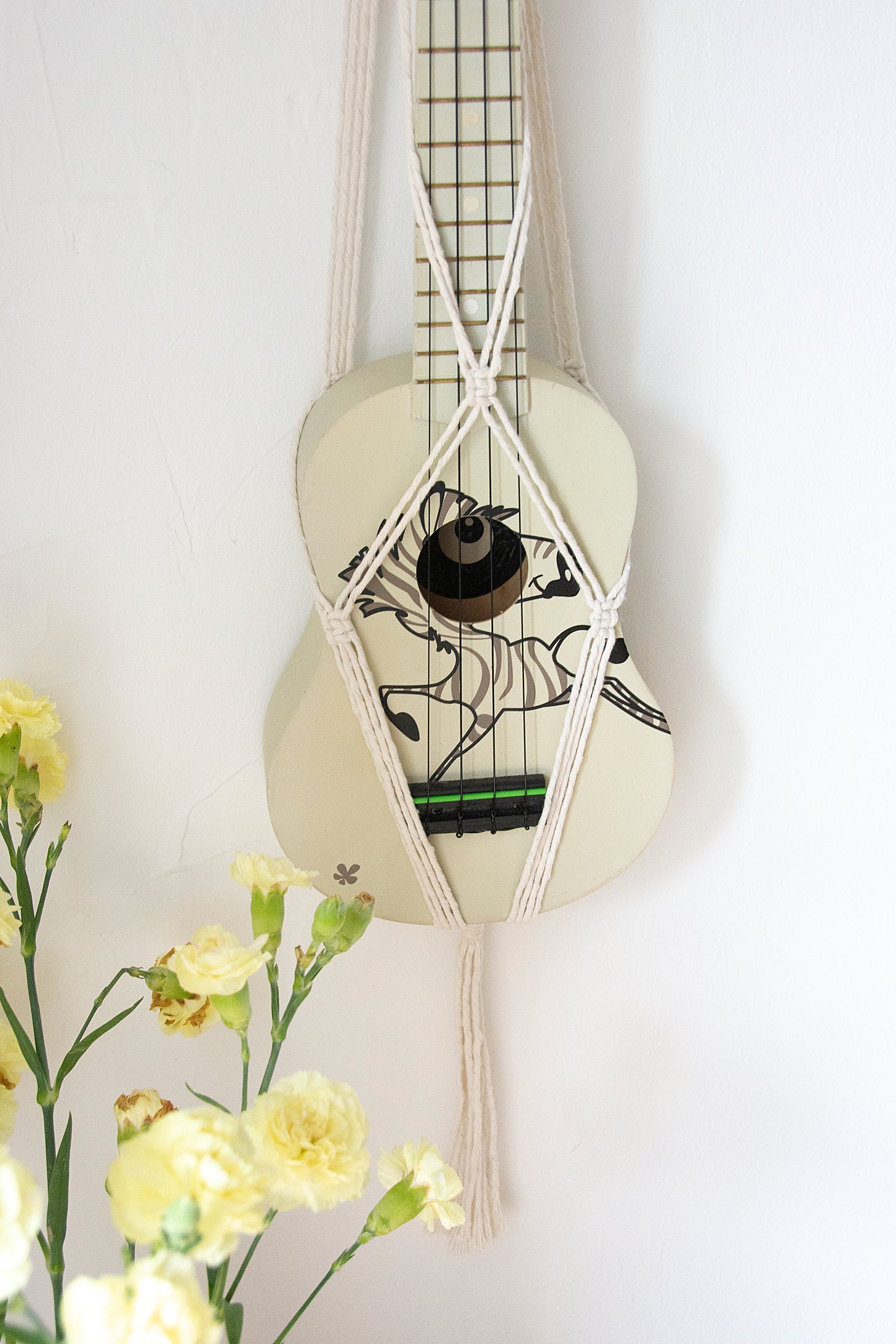 Boho ukulele hanger