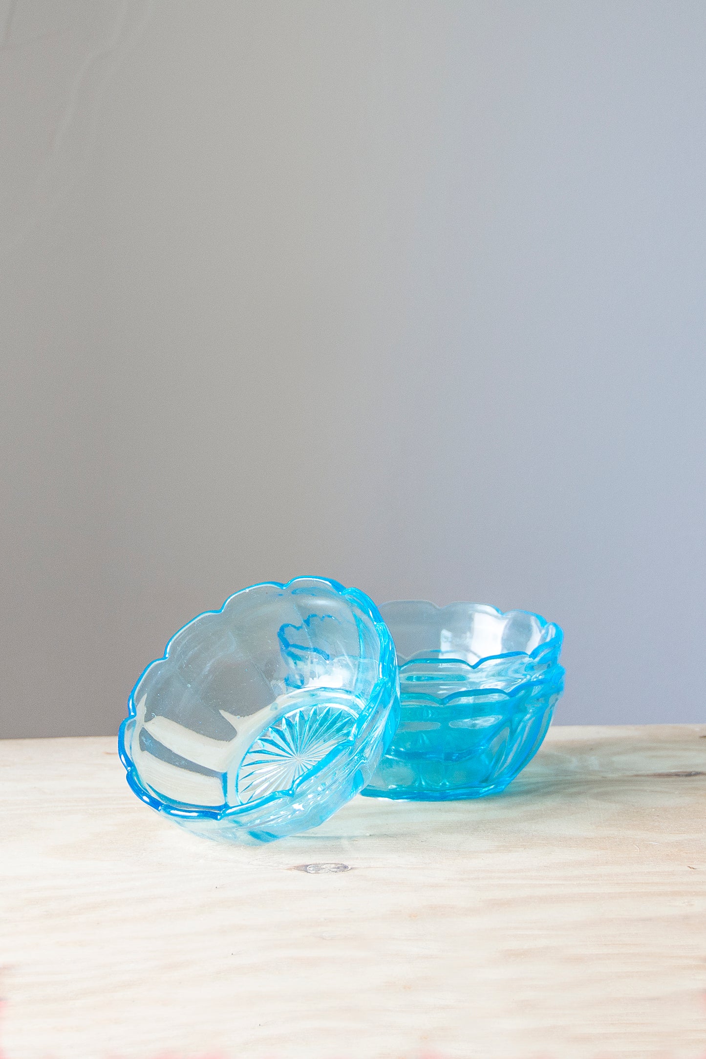 Aqua Glass Bowl